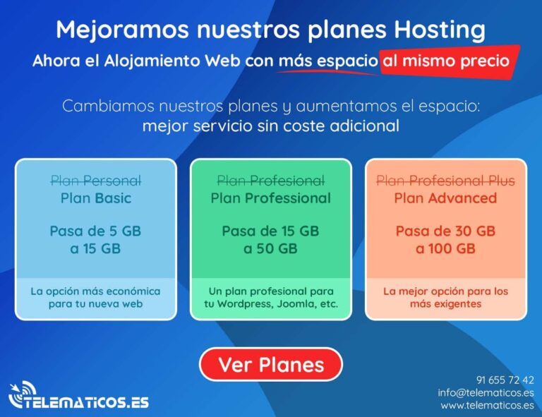 Planes Hosting Telematicos